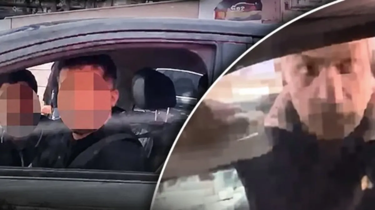 Trafik magandaları kamerada! Tek şeridi paylaşamadılar
