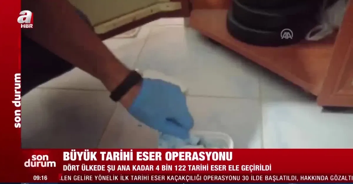 Son dakika: 30 ilde tarihi eser operasyonu