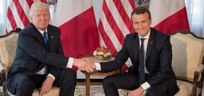 Trump, Macron ile Suriye’yi görüştü
