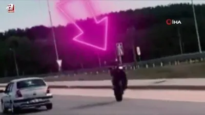 Feci motosiklet kazaları kamerada