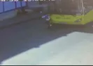 Dehşet anları! Son anda kurtuldu