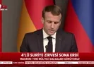 Macron: Faydalı görüşmeler için teşekkür ediyorum