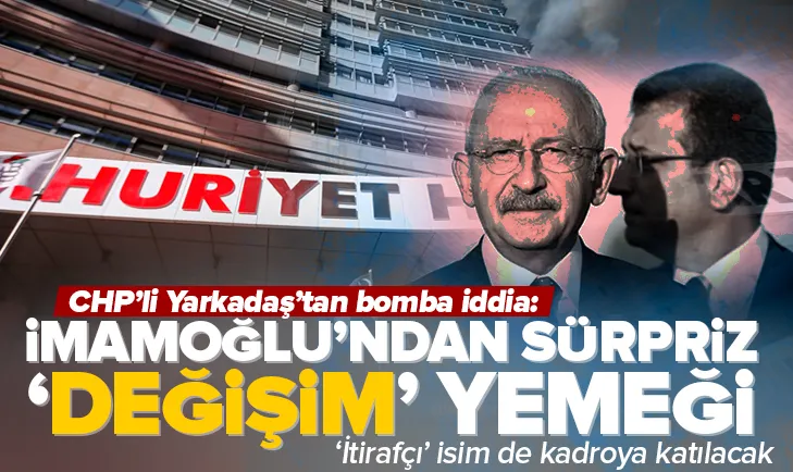 İmamoğlu’ndan sürpriz değişim yemeği!