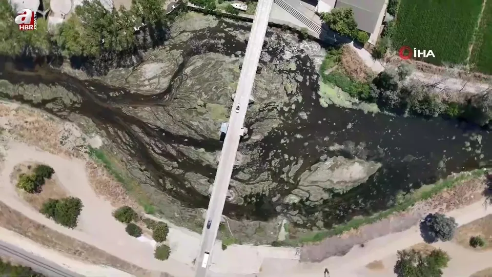 Tunca Nehri’nde su akışı durdu