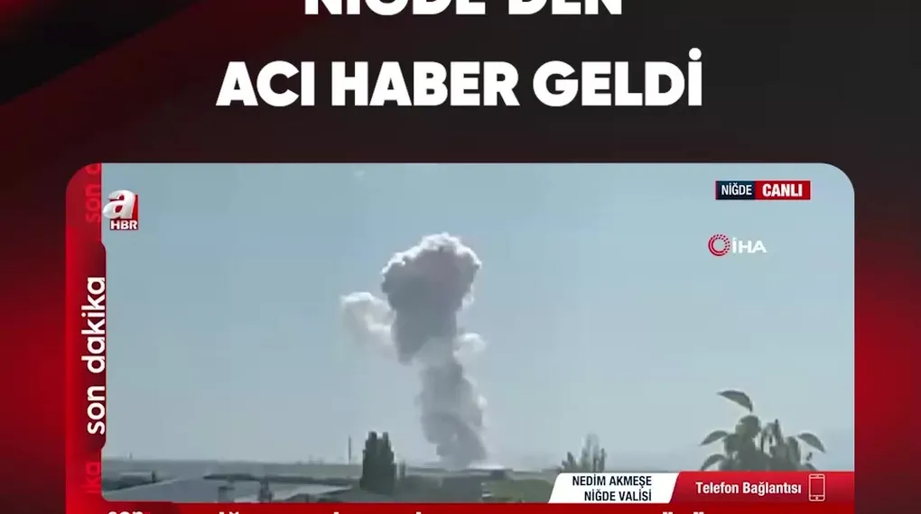 NİĞDE'DEN ACI HABER GELDİ