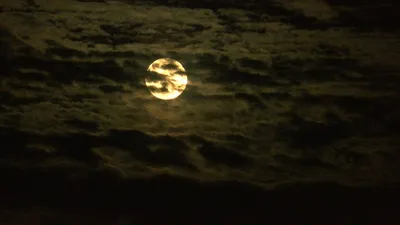 Görsel şölen! Dolunay...