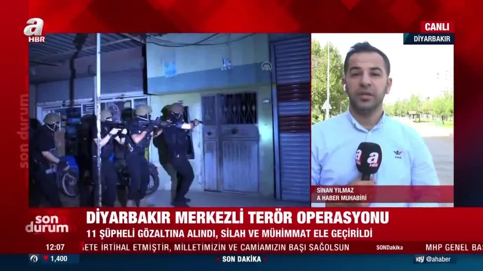 Diyarbakır merkezli terör operasyonu