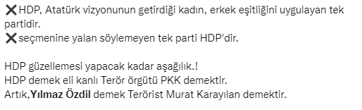 Sözcü yazarı Yılmaz Özdil bildiğiniz gibi! Terör örgütünün siyasi şubesi HDP'yi öve öve bitiremedi 13