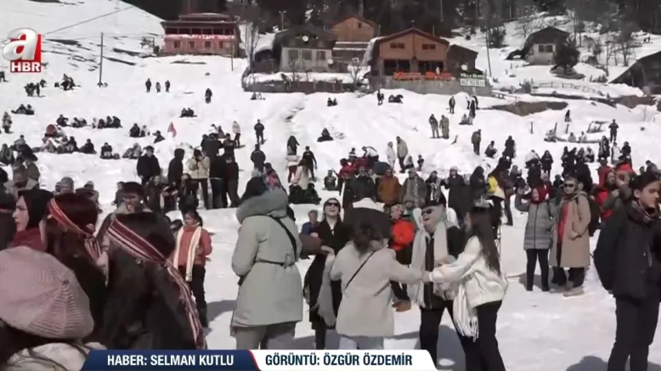 Ayder Yaylası’nda Kardan Adam festivali