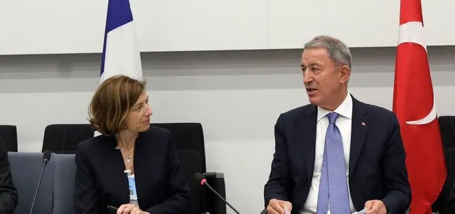 Milli Savunma Bakanı Hulusi Akar Fransız mevkidaşıyla görüştü