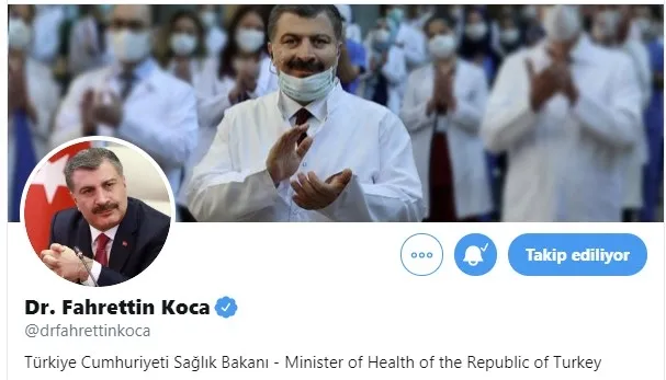 Sağlık Bakanı Fahrettin Koca kapak fotoğrafını değiştirdi - 2