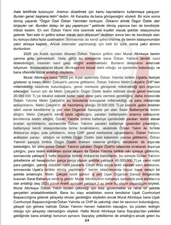 chpli-usakta-battaniyeli-rusvet-skandali-20-milyon-tllik-kirli-trafik-chp-genel-merkezine-uzandi-ozgur-ozelin-1776785085168.jpg İstanbul Cumhuriyet Başsavcılığı tarafından Uşak Belediyesi’ne yönelik yürütülen yolsuzluk ve rüşvet soruşturmasında, siyaset tarihine geçecek bir tanık ifadesine ahaber.com.tr ulaştı.