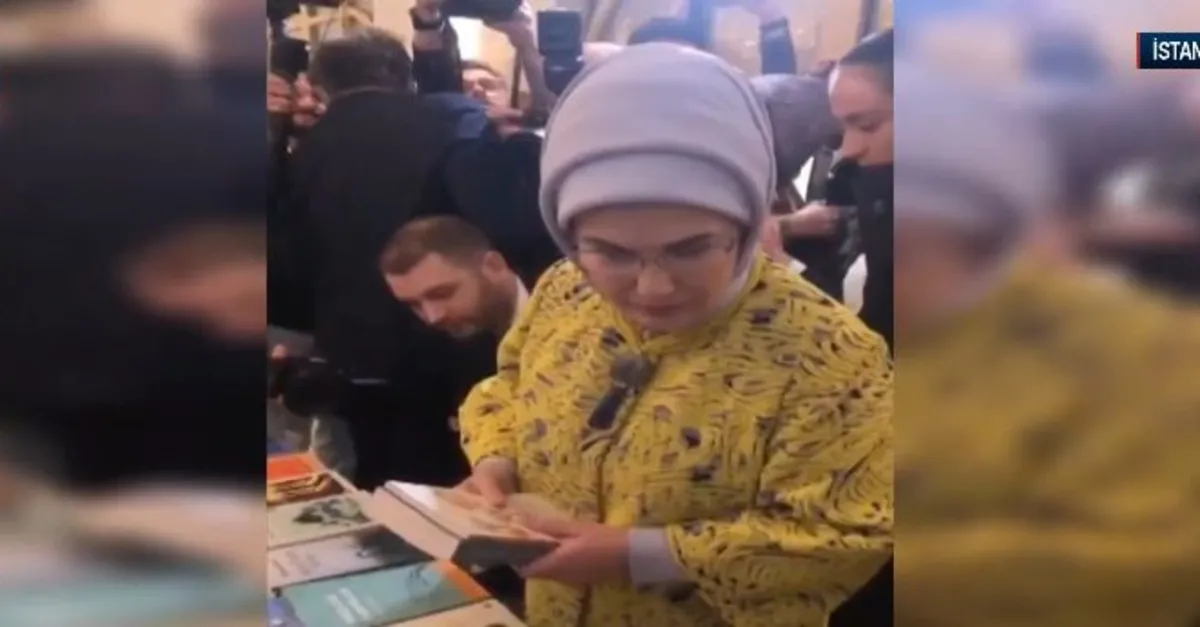 Emine Erdoğan'dan Turkuvaz Kitap'a ziyaret!