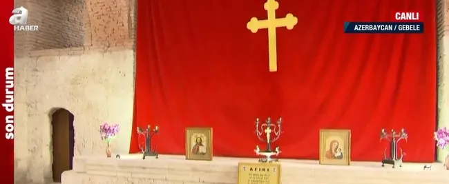 900 yıllık Meryem Ana Kilisesi’nde Ermenistan kınandı! 'Papaz’dan A Haber’e özel açıklamalar - 3