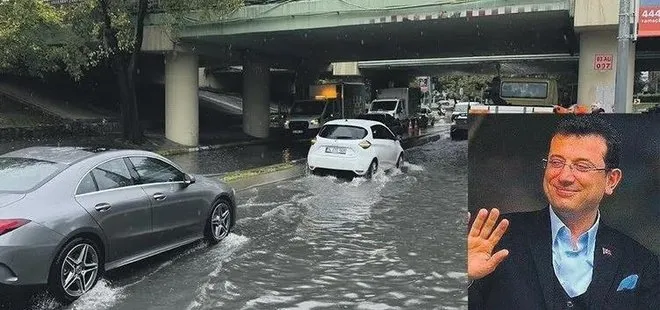 İstanbul’u sel aldı CHP’li Ekrem İmamoğlu yine kayboldu!