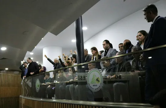 Bolu'da, ülkücülerden CHP'li meclis üyesine protesto - 1