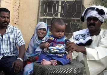 Sudanlı küçük 'Erdoğan' çifte sevinç yaşattı