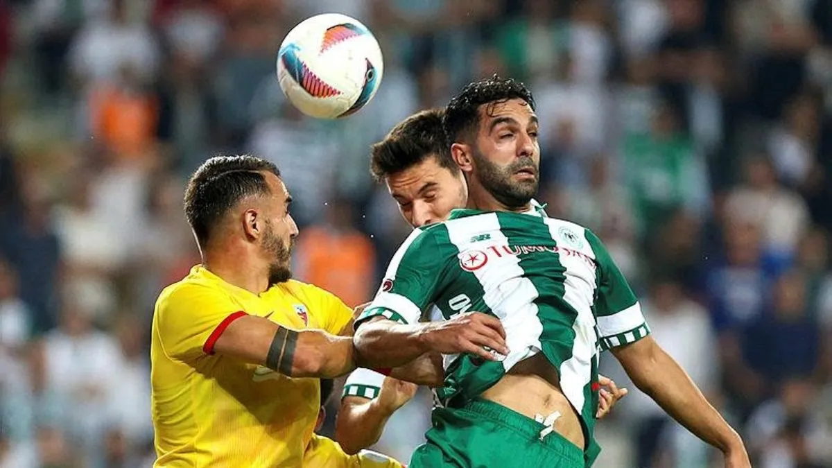 Konyaspor ile Kayserispor berabere kaldı