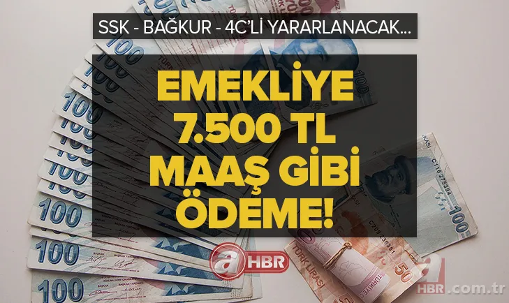 SSK, Bağkur, 4C, EYT'li trink alacak! Emekliye 7.500 TL maaş gibi ödeme! Promosyon tablosu güncellendi! TEB, Türkiye Finansbank, Yapı Kredi... 1