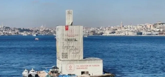 Kız Kulesi’ndeki çalışmalar ne zaman bitecek? Kültür ve Turizm Bakanı Mehmet Nuri Ersoy’dan inceleme