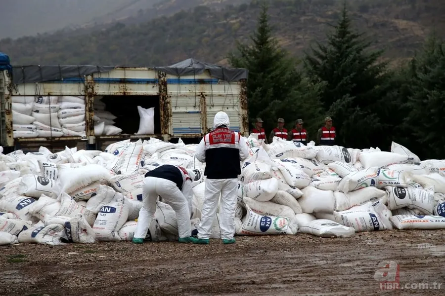 Dİyarbakır'da 157 ton amonyum nitrat ele geçirildi 7