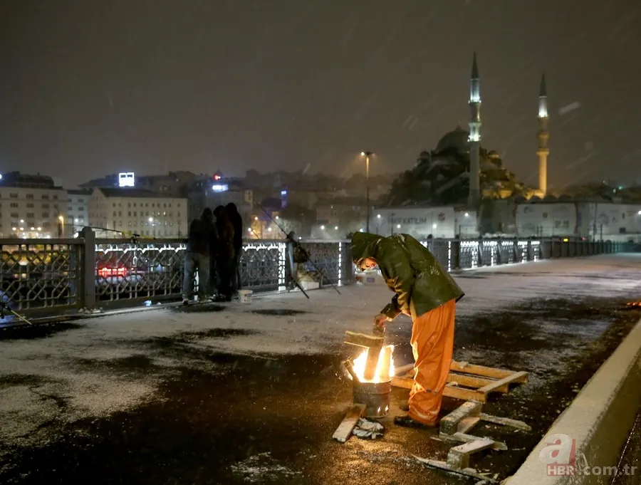 İstanbul beyaza büründü 6
