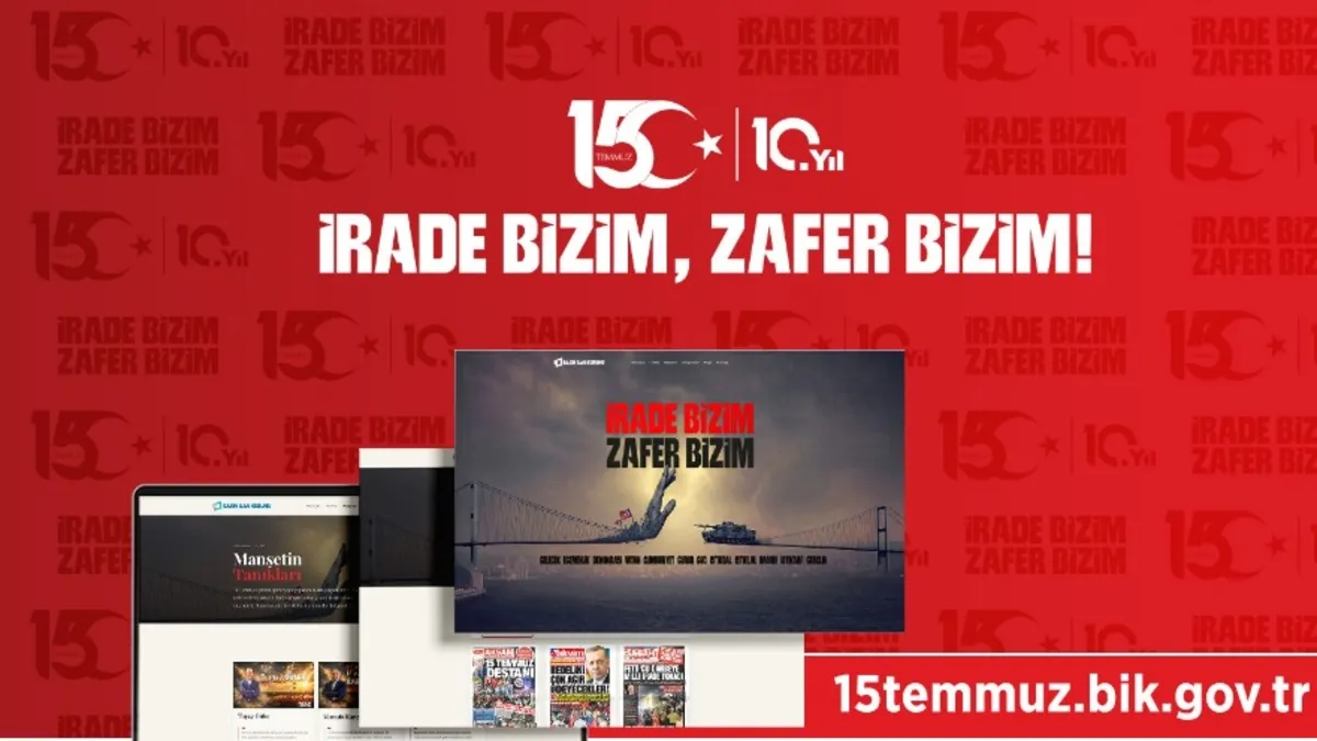 Basın İlan Kurumu'ndan 15 Temmuz'un Dijital Hafızası: "15temmuz.bik.gov.tr" erişime açıldı