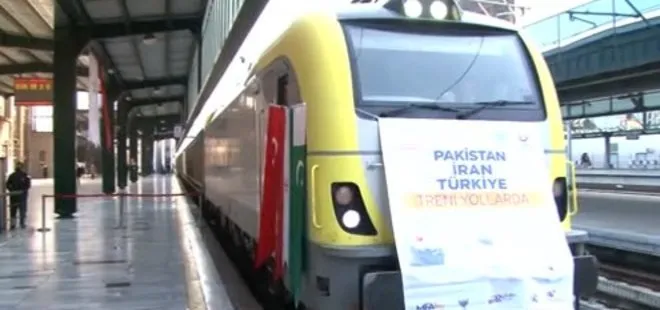 Yeniden sefere başlayan İslamabad-Tahran-İstanbul yük treni Ankara’ya ulaştı