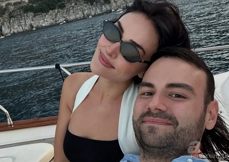 Sabancı ailesine giren Esra Bilgiç'e beğeni yağdı! Faruk Sabancı ile ilk kez... 6