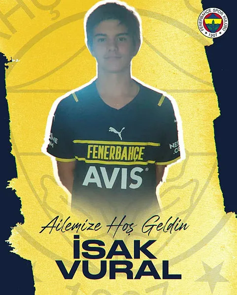 15 yaşındaki futbolcu İsak Vural Fenerbahçe’de! Resmen açıklandı