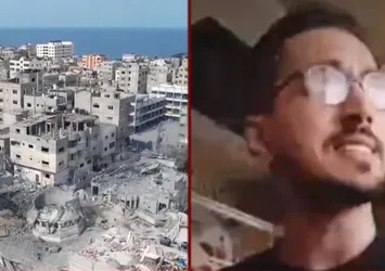 Gazzeli gazeteci Saeb Alzard son durumu A Haber'de anlattı: Mahalle mahalle yıkıyorlar! Güvenli bir yer yok