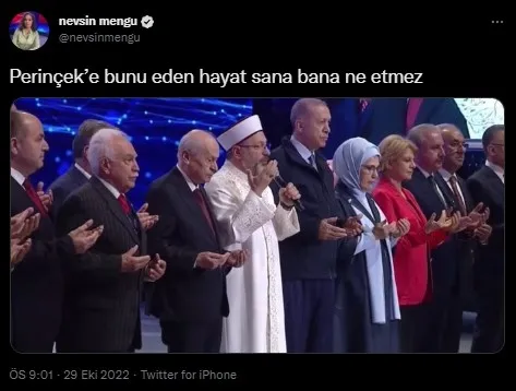 Doğu Perinçek’in duası Nevşin Mengü’yü rahatsız etti: Cevap gecikmedi