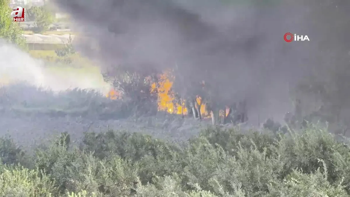 Adana'da geri dönüşüm fabrikasında yangın