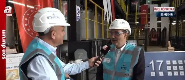 Enerji ve Tabii Kaynaklar Bakanı A Haber’de! Nadir toprak elementleri oksitlerinin üretimine başlandı