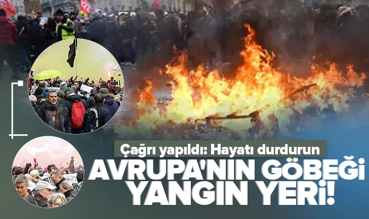 Fransa’da emeklilik reformuna karşı grev! Hayatı durdurma çağrısı yapıldı