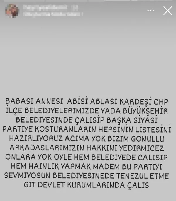 CHP’li İzmir Büyükşehir Belediyesi’nde skandal: CHP’ye oy vermeyen çalışanların listesi yapılıyor