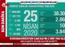 Sağlık Bakanı Fahrettin Koca koronavirüste son vaka sayısını açıkladı | 25 Nisan Cumartesi