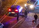 Aracıyla sevgilisinin üzerinden geçti!