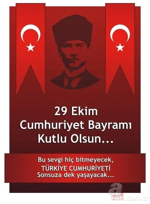 29 Ekim Cumhuriyet Bayramı kutlama mesajları ve sözleri! Resimli 29 Ekim kutlama mesajları! 18