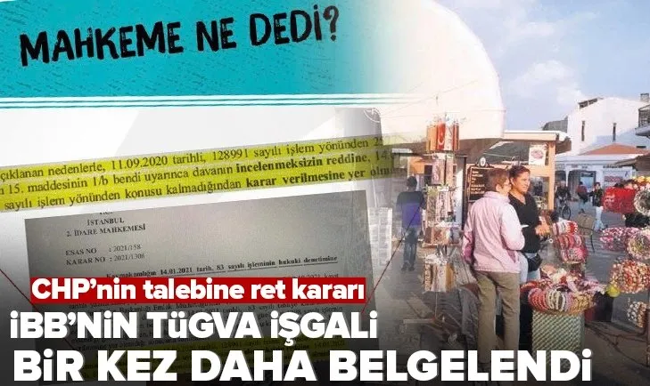 İBB’nin TÜGVA Adalar İlçe Temsilciliği’ni 27 saat işgal ettiği mahkeme tarafından belgelendi