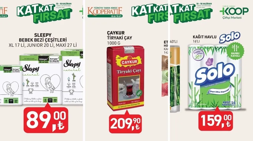Tarım Kredi’de bayram sonrası büyük indirim! 10-15 Haziran kataloğu: Dana sucuk kangal 589 TL, Tereyağı 299 TL...