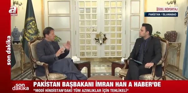 Pakistan Başbakanı İmran Han’dan A Haber’e konuştu: Erdoğan ile birlikte İslamofobi’ye karşı savaşıyoruz