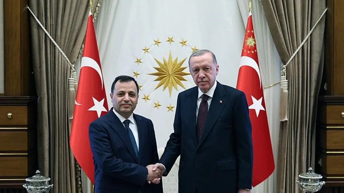 Başkan Erdoğan AYM Başkanı Zühtü Arslan ı kabul etti