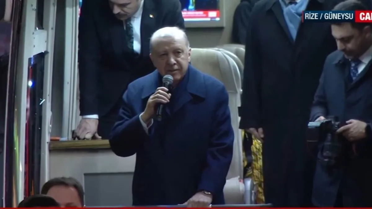 Başkan Erdoğan baba ocağı Rize'de!