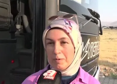 Malatya’nın ’şoför Nebahat’i!