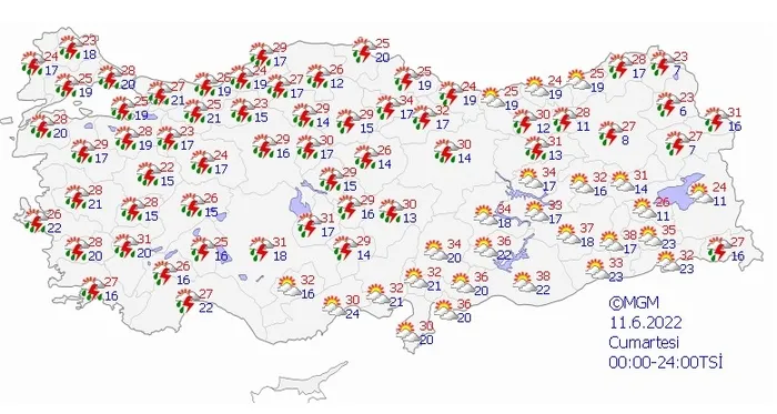 Son dakika: Meteorolojiden İstanbul dahil 7 il için gök gürültülü sağanak uyarısı | 5 günlük hava durumu tahmini - 2