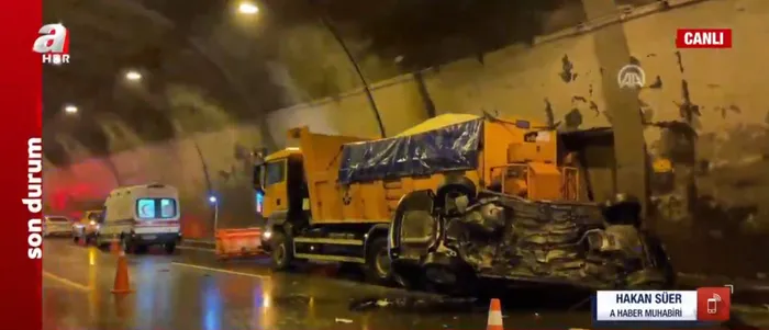 Son dakika | Bolu Dağı Tüneli’nde zincirleme kaza