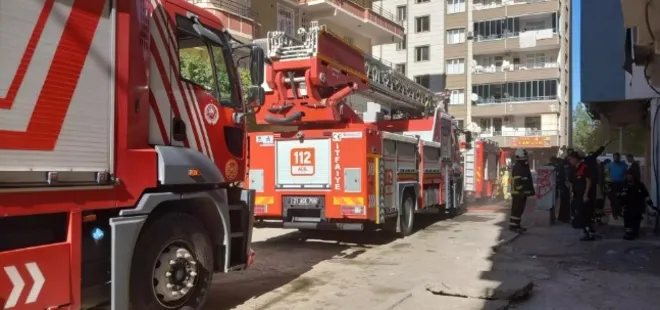 Diyarbakır'da apartman dairesinde yangın