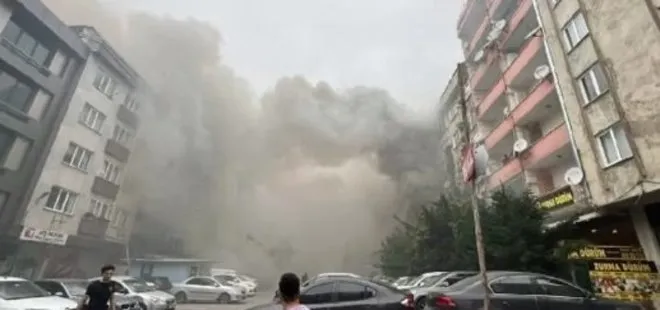 Ümraniye’yi dumanlar sardı! Mobilya atölyesinde çıkan yangın vatandaşları sokağa döktü