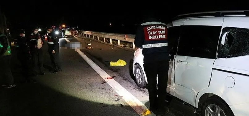 Lastik değiştirirken canından oldu! Hafif ticari aracın patlayan lastiğini değiştirirken hayatını kaybetti
